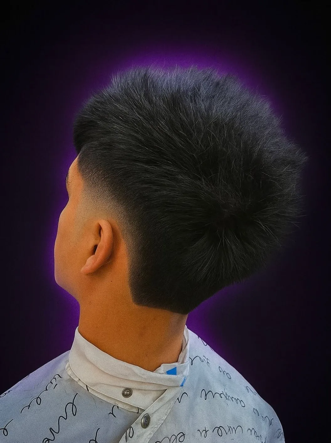 Degradado con acabado puntas al aire realizado en Tino New Barber